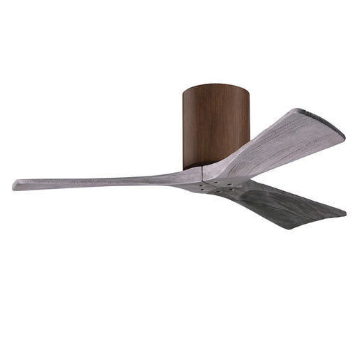 Matthews Fans Irene 3H 42in 3-Blade Ceiling Fan | Walnut and Barnwood Solid Wood | Living Room & Bedroom | 42 x 42 x 10 in | Model IR3H-WN-BW-42
