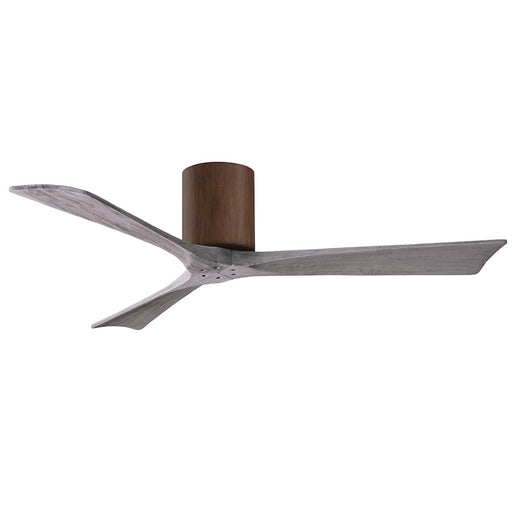 Matthews Fans Irene 3H 52in 3-Blade Ceiling Fan | Rustic Modern Walnut and Barnwood Solid Wood | Living Room & Bedroom | Model IR3H-WN-BW-52