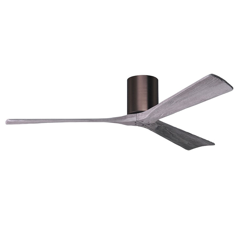 Matthews Fans Irene-3HLK 60in 3-Blade LED Ceiling Fan | Rustic Brushed Bronze and Barnwood Wood | Living Room & Bedroom | Model IR3HLK-BB-BW-60