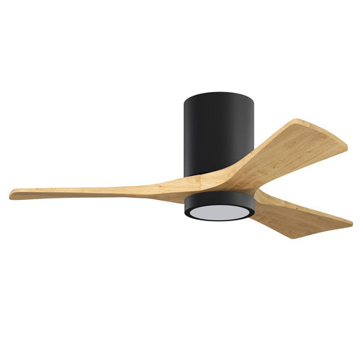 Matthews Fan Irene-3HLK 42" 3-Blade Flush Paddle Fan, Black