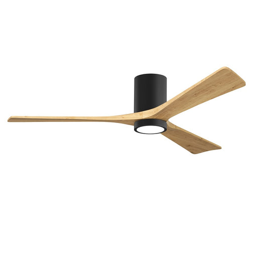 Matthews Fan Irene-3HLK 60" 3-Blade Flush Paddle Fan, Black - IR3HLK-BK-LM-60