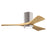 Matthews Fan Irene-3HLK 42" 3-Blade Flush Paddle Fan, Nickel - IR3HLK-BN-LM-42