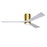 Matthews Fans Fan Irene-3HLK 60" 3 Blade, Brushed Brass