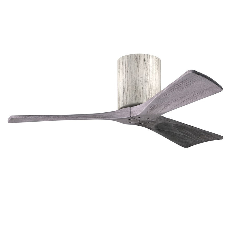 Matthews Fans Irene-3HLK 42in 3-Blade LED Ceiling Fan | Rustic Barnwood Tone and Barnwood Solid Wood | Bedroom & Living Room | Model IR3HLK-BW-BW-42
