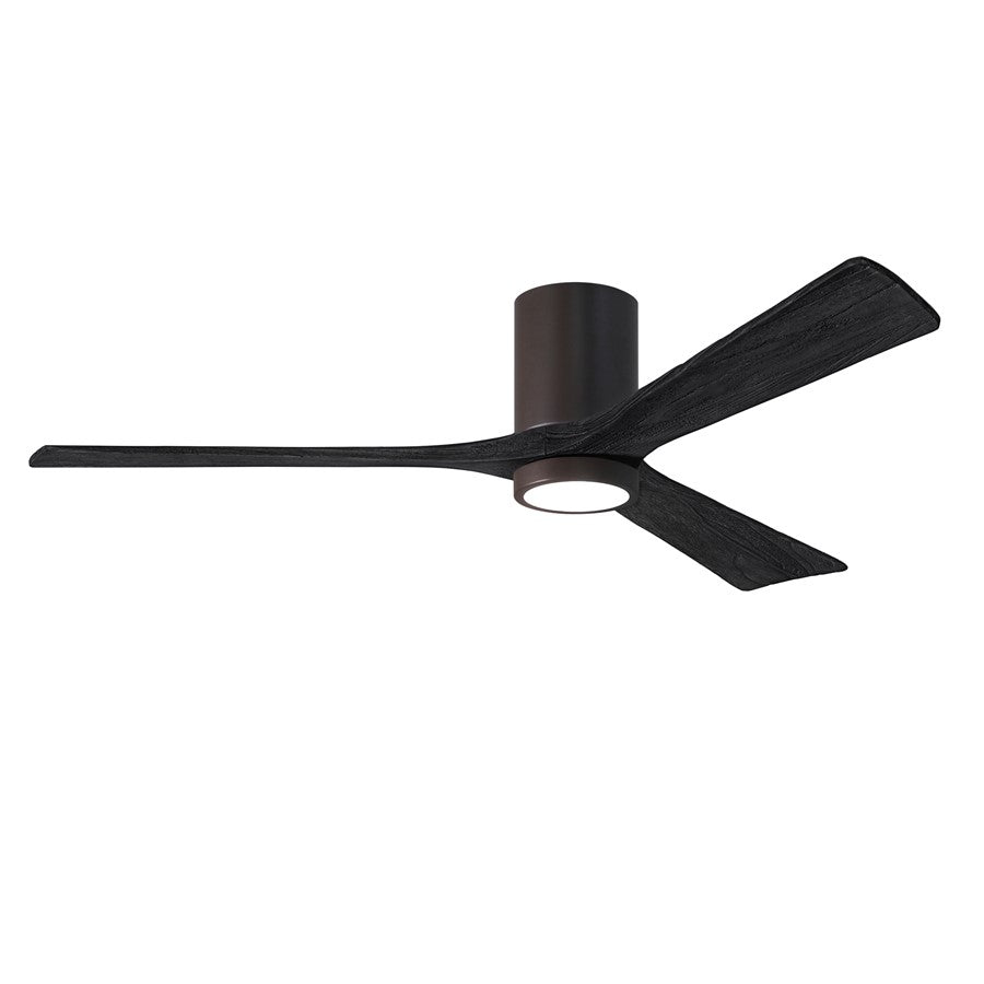 Matthews Fans Fan Irene-3HLK 60" 3 Blade LED, Textured Bronze - IR3HLK-TB-BK-60