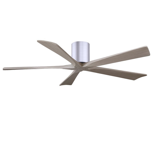 Matthews Fans Irene-5H 60in 5-Blade Ceiling Fan | Brushed Nickel and Gray Ash Solid Wood | Bedroom & Living Room | Model IR5H-BN-GA-60