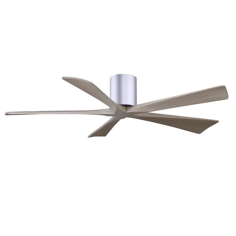 Matthews Fans Irene-5H 60in 5-Blade Ceiling Fan | Brushed Nickel and Gray Ash Solid Wood | Bedroom & Living Room | Model IR5H-BN-GA-60
