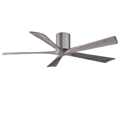 Matthews Fans Irene-5H 60in 5-Blade Ceiling Fan | Contemporary Brushed Pewter and Barnwood Tone Wood | Living Room & Bedroom | Model IR5H-BP-BW-60