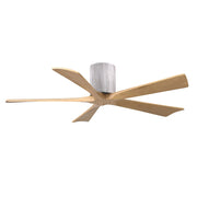 Matthews Fans Irene-5H 52in 5-Blade Ceiling Fan | Rustic Barn Wood and Light Maple Solid Wood Blades | Living Room & Bedroom | Model IR5H-BW-LM-52
