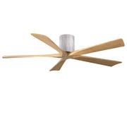 Matthews Fans Irene-5H 60in 5-Blade Ceiling Fan | Rustic Barn Wood and Light Maple Solid Wood Blades | Living Room & Bedroom | Model IR5H-BW-LM-60
