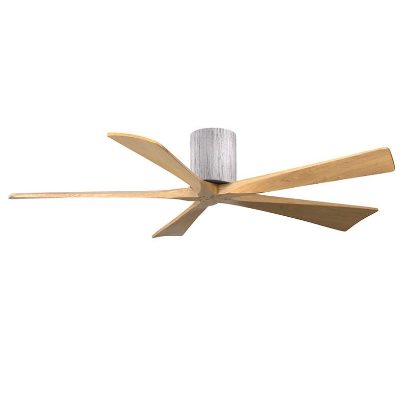 Matthews Fans Irene-5H 60in 5-Blade Ceiling Fan | Rustic Barn Wood and Light Maple Solid Wood Blades | Living Room & Bedroom | Model IR5H-BW-LM-60
