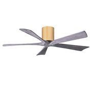 Matthews Fans Irene-5H 52in 5-Blade Ceiling Fan | Contemporary Light Maple and Barnwood Tone | Living Room & Bedroom | Model IR5H-LM-BW-52