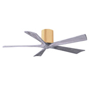 Matthews Fans Irene-5H 52in 5-Blade Ceiling Fan | Contemporary Light Maple and Barnwood Tone | Living Room & Bedroom | Model IR5H-LM-BW-52
