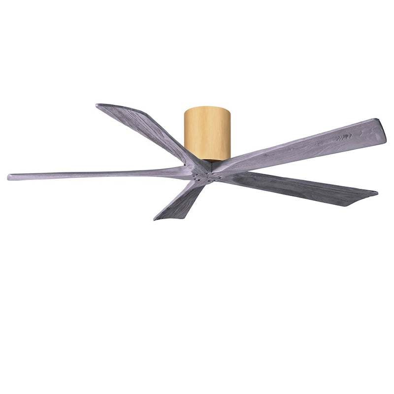Matthews Fans Irene-5H 60in 5-Blade Ceiling Fan | Contemporary Light Maple and Barnwood Tone | Living Room & Bedroom | Model IR5H-LM-BW-60