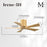 Matthews Fan Irene-5H 42" 5-Blade Flush Paddle Fan, Maple Tone