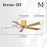 Matthews Fan Irene-5H 52" 5-Blade Flush Paddle Fan, Maple Tone