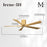 Matthews Fan Irene-5H 60" 5-Blade Flush Paddle Fan, Maple Tone