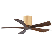 Matthews Fans Irene-5H 42in 5-Blade Ceiling Fan | Contemporary Light Maple and Walnut Tone Solid Wood | Living Room & Bedroom | Model IR5H-LM-WA-42