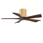 Matthews Fans Irene-5H 42in 5-Blade Ceiling Fan | Contemporary Light Maple and Walnut Tone Solid Wood | Living Room & Bedroom | Model IR5H-LM-WA-42