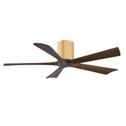 Matthews Fans Irene-5H 52in 5-Blade Ceiling Fan | Contemporary Light Maple and Walnut Tone Solid Wood | Living Room & Bedroom | Model IR5H-LM-WA-52