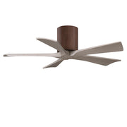 Matthews Fans Irene 5H 42in 5-Blade Ceiling Fan | Rustic Walnut & Gray Ash Solid Wood Blades | Living Room & Bedroom | Model IR5H-WN-GA-42