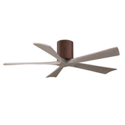 Matthews Fans Irene-5H 52in 5-Blade Ceiling Fan | Rustic Walnut and Gray Ash Solid Wood Blades | Living Room & Bedroom | Model IR5H-WN-GA-52
