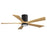 Matthews Fan Irene-5HLK 52" 5-Blade Flush Paddle Fan, Black