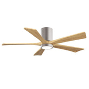 Matthews Fan Irene-5HLK 52" 5-Blade Flush Paddle Fan, Nickel - IR5HLK-BN-LM-52