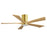 Matthews Fan Irene-5HLK 52" 5-Blade Flush Paddle Fan, Brass