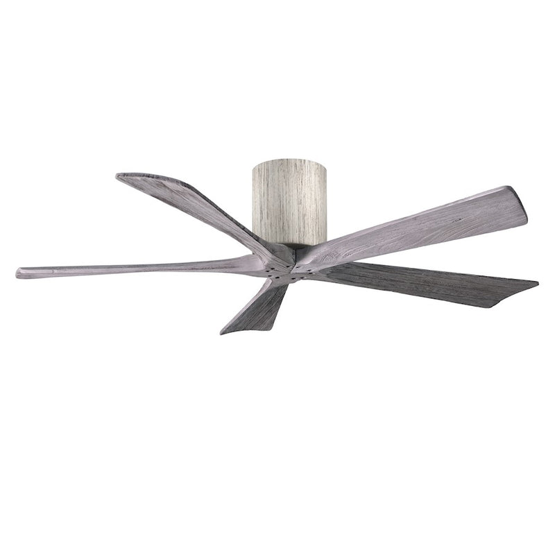 Matthews Fans Irene-5HLK 52in 5-Blade LED Ceiling Fan | Rustic Barnwood Solid Wood Blades | Living Room & Bedroom | Model IR5HLK-BW-BW-52