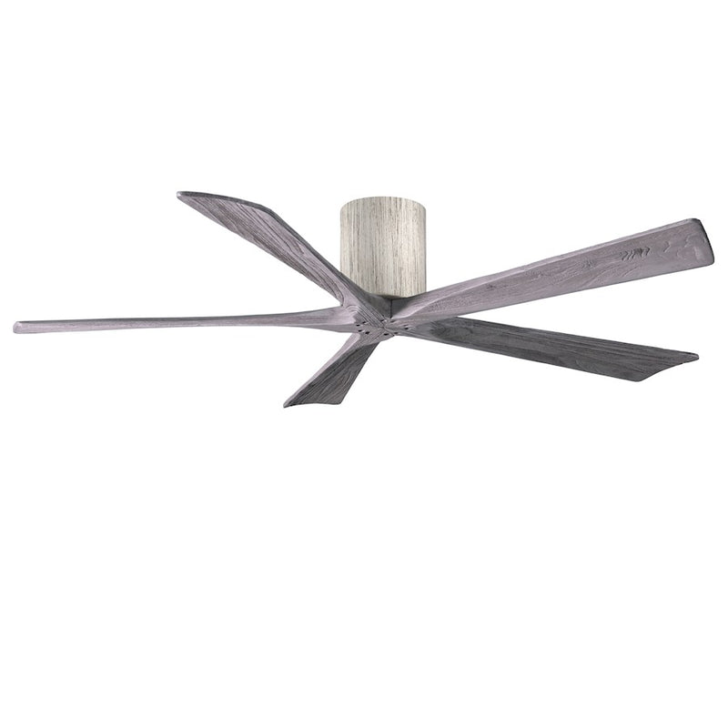 Matthews Fans Irene-5HLK 60in 5-Blade LED Ceiling Fan | Rustic Barnwood Solid Wood Blades | Living Room & Bedroom | Model IR5HLK-BW-BW-60