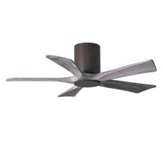 Matthews Fan Irene-5HLK 42in 5-Blade Ceiling Fan | Textured Bronze and Barn Wood Tone Wood Blades | Bedroom & Living Room | D | Model IR5HLK-TB-BW-42