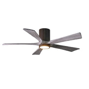 Matthews Fan Irene-5HLK 52in 5-Blade Ceiling Fan | Textured Bronze and Barn Wood Tone Wood Blades | Bedroom & Living Room | D | Model IR5HLK-TB-BW-52