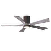 Matthews Fan Irene-5HLK 52in 5-Blade Ceiling Fan | Textured Bronze and Barn Wood Tone Wood Blades | Bedroom & Living Room | D | Model IR5HLK-TB-BW-52