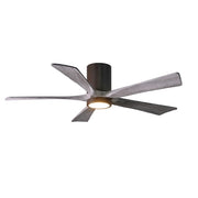 Matthews Fan Irene-5HLK 52in 5-Blade Ceiling Fan | Textured Bronze and Barn Wood Tone Wood Blades | Bedroom & Living Room | D | Model IR5HLK-TB-BW-52