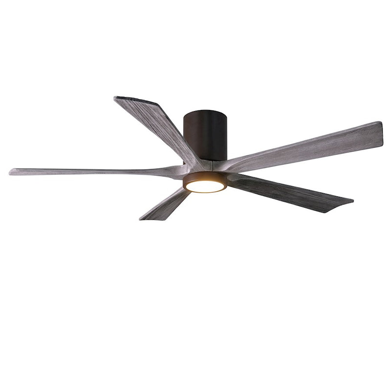 Matthews Fan Irene-HLK 60in 5-Blade Ceiling Fan | Rustic Textured Bronze and Barn Wood | Living Room & Covered Patio | Model IR5HLK-TB-BW-60