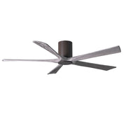 Matthews Fan Irene-HLK 60in 5-Blade Ceiling Fan | Rustic Textured Bronze and Barn Wood | Living Room & Covered Patio | Model IR5HLK-TB-BW-60