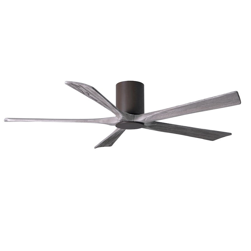 Matthews Fan Irene-HLK 60in 5-Blade Ceiling Fan | Rustic Textured Bronze and Barn Wood | Living Room & Covered Patio | Model IR5HLK-TB-BW-60