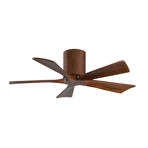 Matthews Fans Irene-5HLK 42in 5-Blade LED Ceiling Fan | Rustic Walnut Tone and Walnut Solid Wood | Bedroom & Living Room | Model IR5HLK-WN-WA-42
