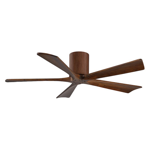 Matthews Fans Irene-5HLK 52in 5-Blade LED Ceiling Fan | Rustic Walnut Tone and Walnut Solid Wood | Living Room & Bedroom | Model IR5HLK-WN-WA-52
