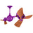 Matthews Fans Italo Ventania Rotational Ceiling, Ametista/Wood