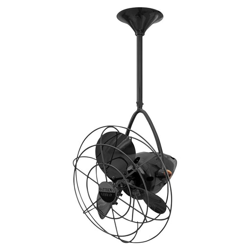 Matthews Fans Fan Jarold Direcional Ceiling Fan, Black Nickel - JD-BKN-MTL