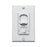 Matthews Fan Kaye Oscillating Wall Fan, Gloss White/Metal Wood Blades