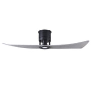 Matthews Fans Lindsay 52in 1-Light LED Ceiling Fan | Matte Black and Barnwood Solid Wood Blades | Living Room & Bedroom | Model LW-BK-BW