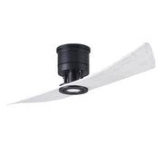 Matthews Fans Lindsay 52in 1-Light LED Ceiling Fan | Matte Black and Matte White Solid Wood Blades | Living Room & Bedroom | Model LW-BK-MWH