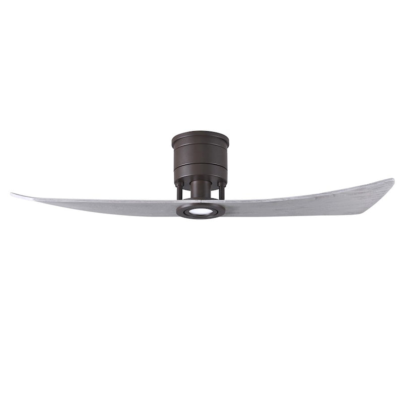 Matthews Fans Lindsay 52in 2-Blade LED Ceiling Fan | Textured Bronze and Barnwood Solid Wood | Bedroom & Living Room | Model LW-TB-BW