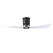 Matthews Fans Lindsay 52in 2-Blade LED Ceiling Fan | Textured Bronze and Matte White Solid Wood | Bedroom & Living Room | Model LW-TB-MWH