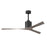 Matthews Fan Company Molly 3 Blade Ceiling Fan, Old Oak Tone/Black - MK-BK-OO