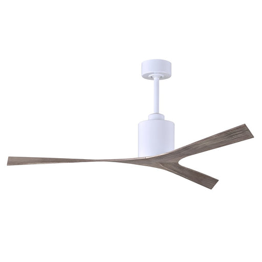 Matthews Fan Company Molly 3 Blade Ceiling Fan, Old Oak/Gloss White - MK-WH-OO