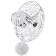 Matthews Fan Company Michelle Parede 19in Directional Wall Fan | Chrome Metal | Indoor Use | 13 x 20 x 16 in | Model MP-CR-MTL